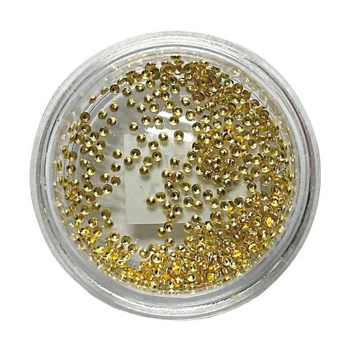 半球型くりぬきスタッズ 1.0mm ゴールド500個【ゆうパケット】