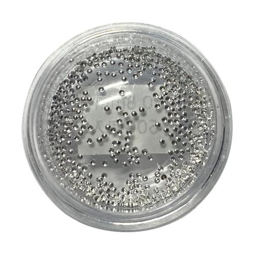 半球型くりぬきスタッズ 0.8mm シルバー500個【ゆうパケット】