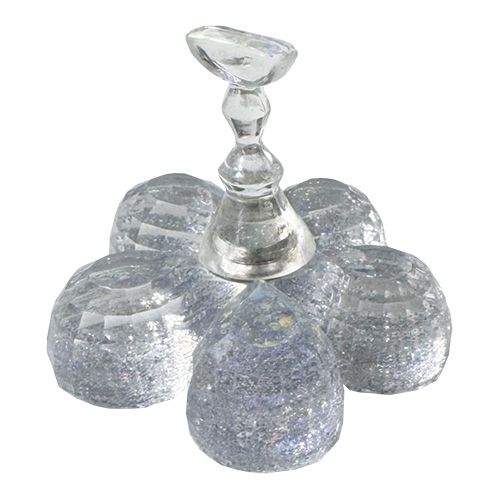 チップスタンドフラワー オーロララメホワイト【お取り寄せ】【ゆうパケット】