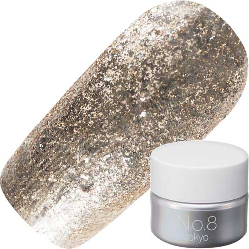 カラージェル4g G162 グリッター乱切り箔入りゴールド