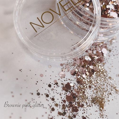 ブラウニーピンクグリッター【ゆうパケット】