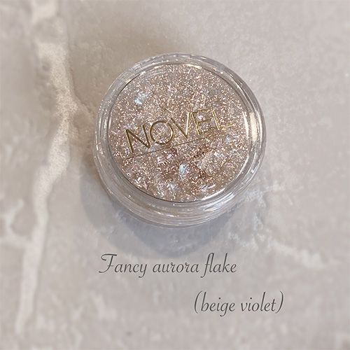ファンシーオーロラフレーク(ベージュバイオレット)【ゆうパケット】