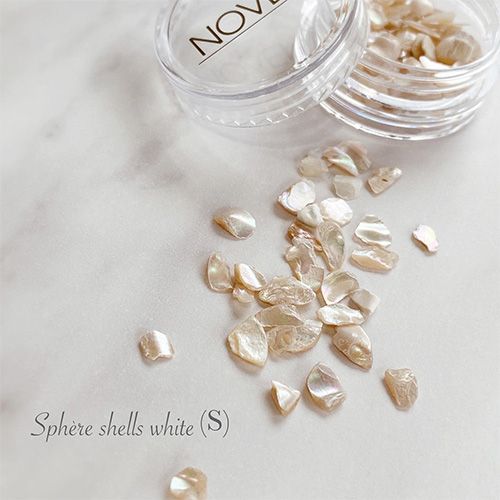 スフェールシェルズS(ホワイト)【ゆうパケット】