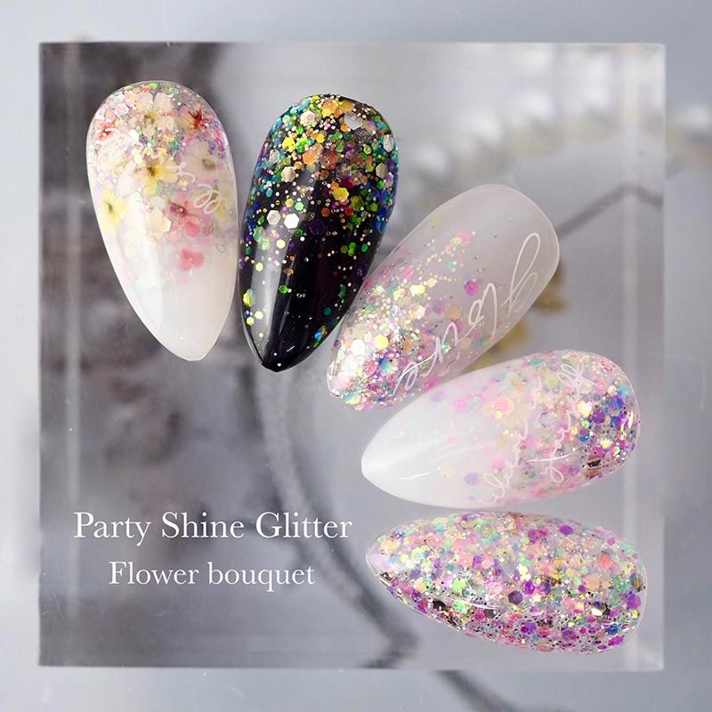 Party Shine Glitter Flower bouquet【ゆうパケット】