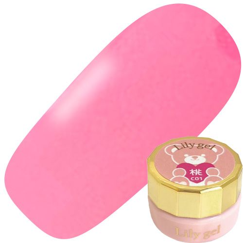 【クレヨンシリーズ】カラージェル3g #C01 桃【ゆうパケット】