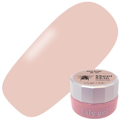 【KAI シアースキンコレクション】カラージェル3g #SS-02 スキンベージュ【ゆうパケット】