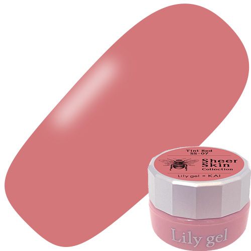 【KAI シアースキンコレクション】カラージェル3g #SS-07 ティントレッド【ゆうパケット】