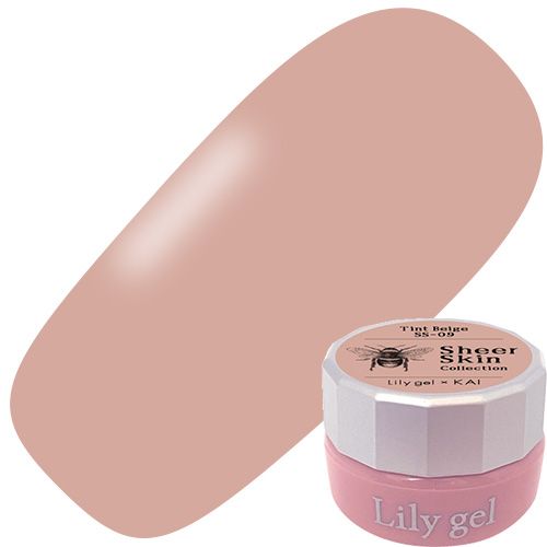 【KAI シアースキンコレクション】カラージェル3g #SS-09 ティントベージュ【ゆうパケット】