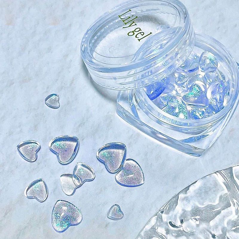 スパークリングハートパーツ #パープル【ゆうパケット】