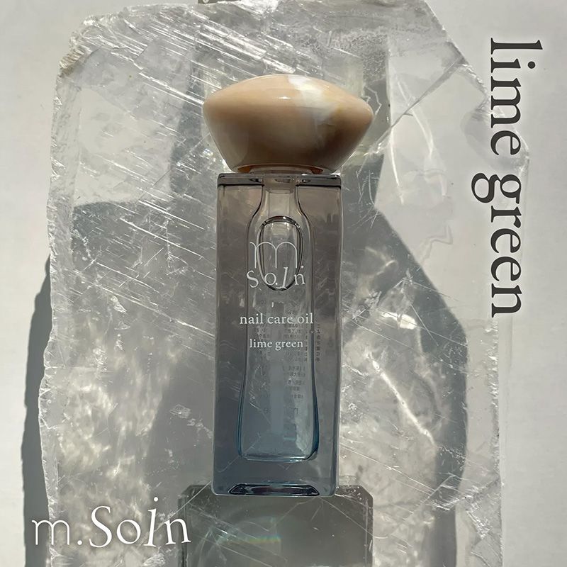 m.Soin ネイルケアオイル6.5ml ライムグリーン